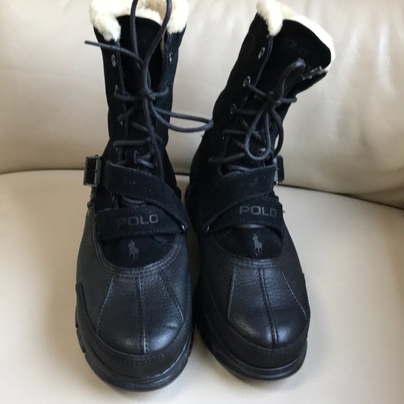 polo boots with fur inside